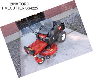 2018 TORO TIMECUTTER SS4225