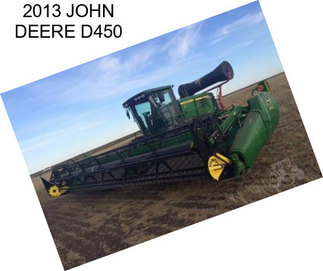 2013 JOHN DEERE D450