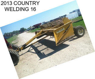 2013 COUNTRY WELDING 16