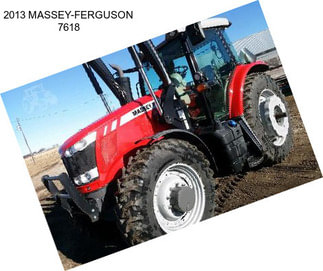 2013 MASSEY-FERGUSON 7618