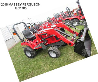 2018 MASSEY-FERGUSON GC1705