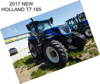 2017 NEW HOLLAND T7.185