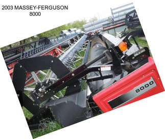 2003 MASSEY-FERGUSON 8000