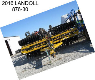 2016 LANDOLL 876-30