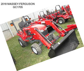 2018 MASSEY-FERGUSON GC1705