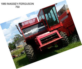 1980 MASSEY-FERGUSON 750