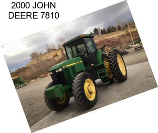 2000 JOHN DEERE 7810