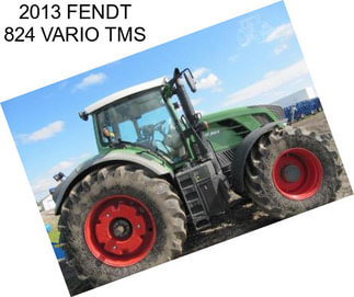 2013 FENDT 824 VARIO TMS