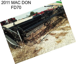 2011 MAC DON FD70