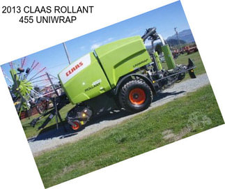 2013 CLAAS ROLLANT 455 UNIWRAP