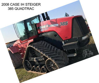 2008 CASE IH STEIGER 385 QUADTRAC