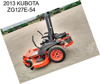 2013 KUBOTA ZG127E-54