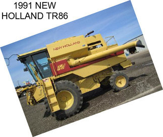 1991 NEW HOLLAND TR86