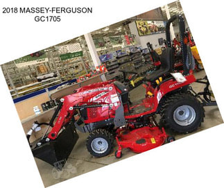 2018 MASSEY-FERGUSON GC1705