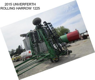 2015 UNVERFERTH ROLLING HARROW 1225