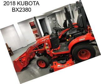 2018 KUBOTA BX2380