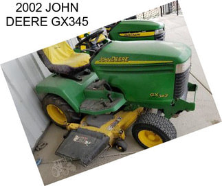 2002 JOHN DEERE GX345