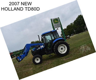 2007 NEW HOLLAND TD80D