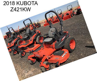 2018 KUBOTA Z421KW