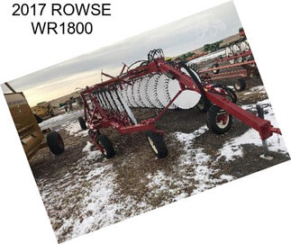 2017 ROWSE WR1800