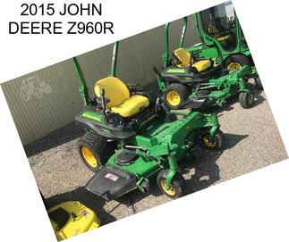 2015 JOHN DEERE Z960R