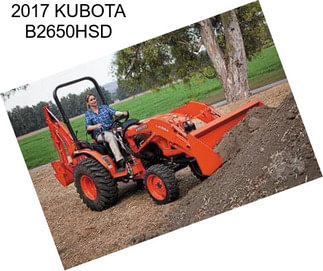 2017 KUBOTA B2650HSD