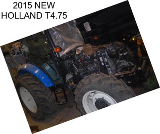 2015 NEW HOLLAND T4.75