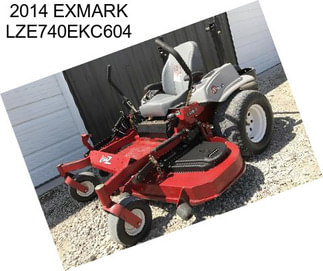 2014 EXMARK LZE740EKC604