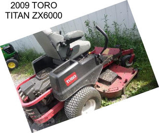 2009 TORO TITAN ZX6000