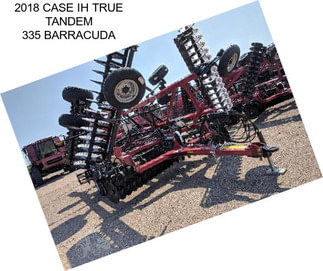 2018 CASE IH TRUE TANDEM 335 BARRACUDA