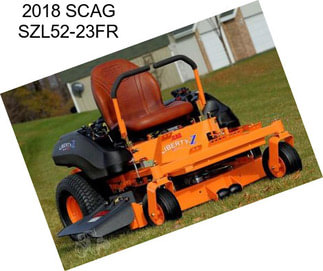 2018 SCAG SZL52-23FR