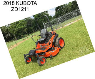 2018 KUBOTA ZD1211