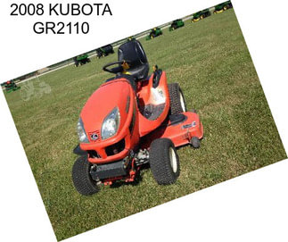 2008 KUBOTA GR2110