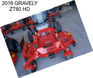 2018 GRAVELY ZT60 HD