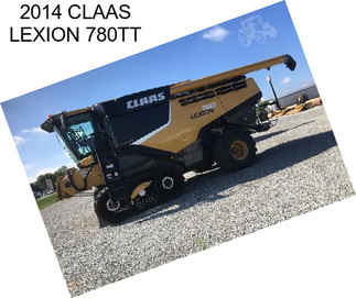 2014 CLAAS LEXION 780TT