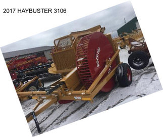 2017 HAYBUSTER 3106