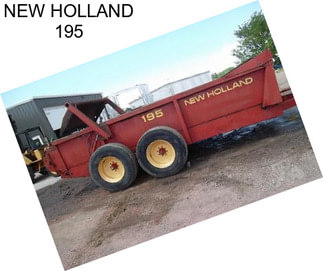 NEW HOLLAND 195