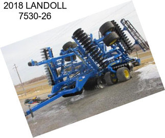 2018 LANDOLL 7530-26