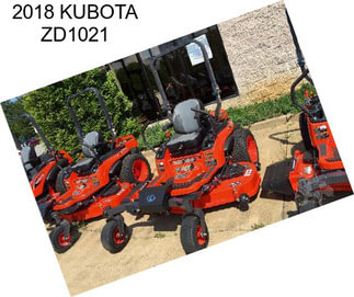 2018 KUBOTA ZD1021