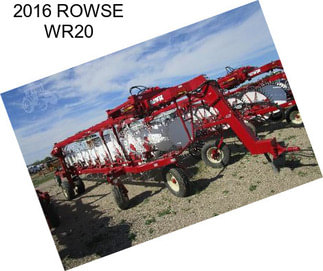 2016 ROWSE WR20