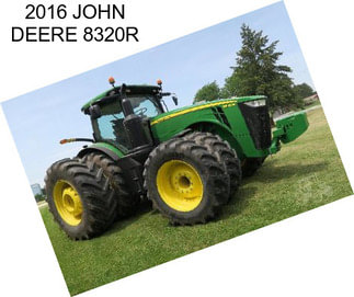 2016 JOHN DEERE 8320R