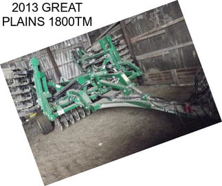 2013 GREAT PLAINS 1800TM