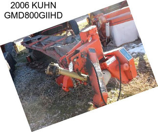 2006 KUHN GMD800GIIHD