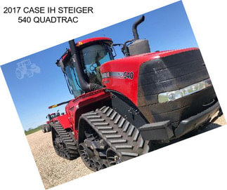 2017 CASE IH STEIGER 540 QUADTRAC