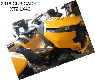 2018 CUB CADET XT2 LX42