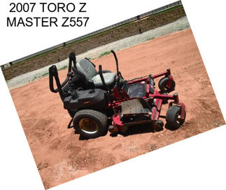 2007 TORO Z MASTER Z557