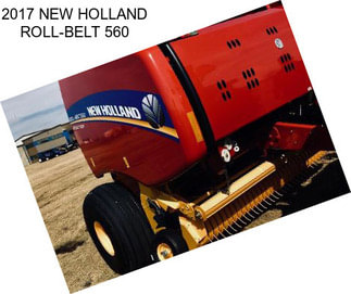 2017 NEW HOLLAND ROLL-BELT 560