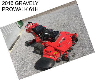 2016 GRAVELY PROWALK 61H