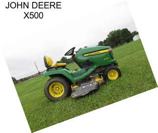 JOHN DEERE X500