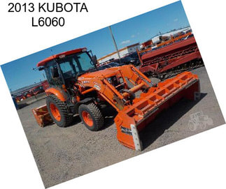 2013 KUBOTA L6060